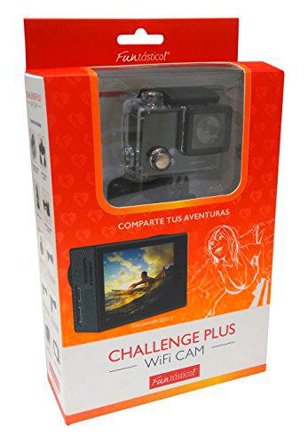 Vexia Challenge Plus WiFi Cámara Deportiva con Pantalla de 2" Full HD, Negro