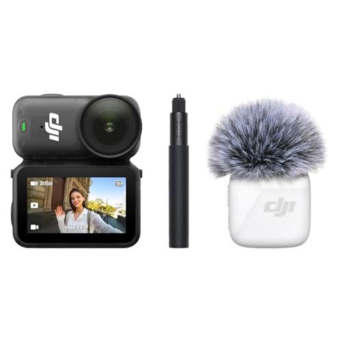 DJI Pack para vlog Osmo Nano (128 GB) - Cámara portátil para vlogging 4K con Mic Mini TX Blanco