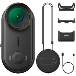 AKASO Mini Action CAM 4K30FPS - Cámara Corporal portátil de 64 GB con Resistencia al Agua de 3 m